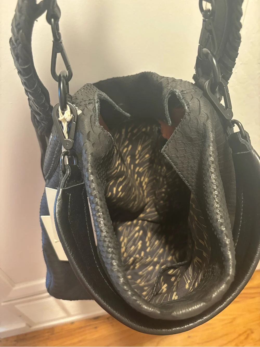 LIBESKIND NWT Leather Hobo Bag and matching Wallet!